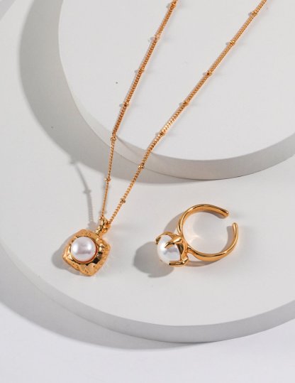 Sterling Silver and Akoya Pearl Necklace | Mix Mix Style [Hot Seller]-Mix MIx Style
