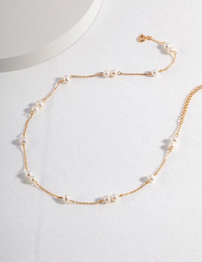 Simple and Classic Freshwater Pearl Necklace | Mix Mix Style-Mix MIx Style