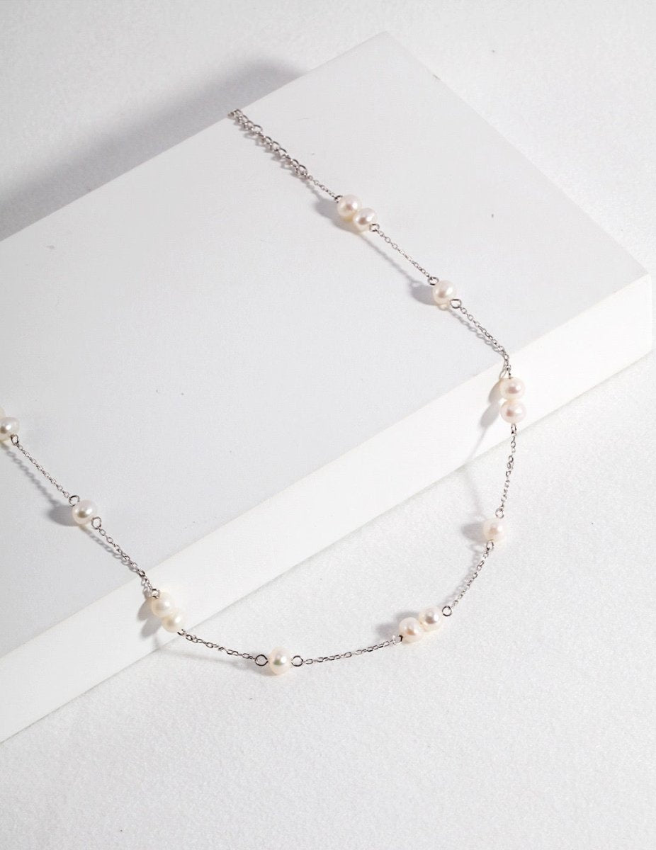 Simple and Classic Freshwater Pearl Necklace | Mix Mix Style-Mix MIx Style