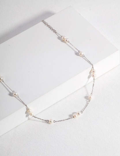 Simple and Classic Freshwater Pearl Necklace | Mix Mix Style-Mix MIx Style