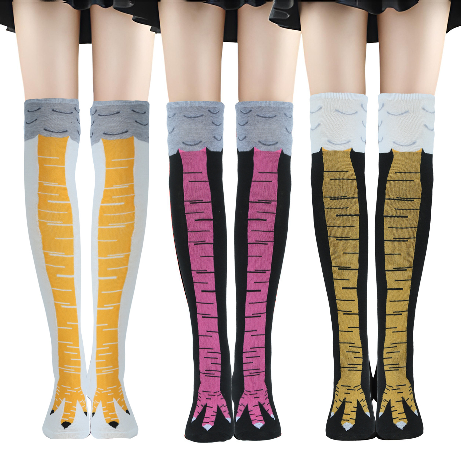 Fun Chicken Knee Socks