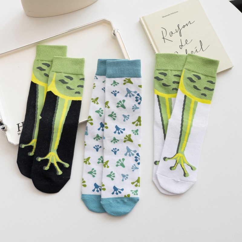 Fun Frog-leg socks