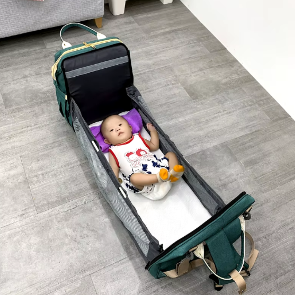 AllinOne Baby Travel Backpack Crib