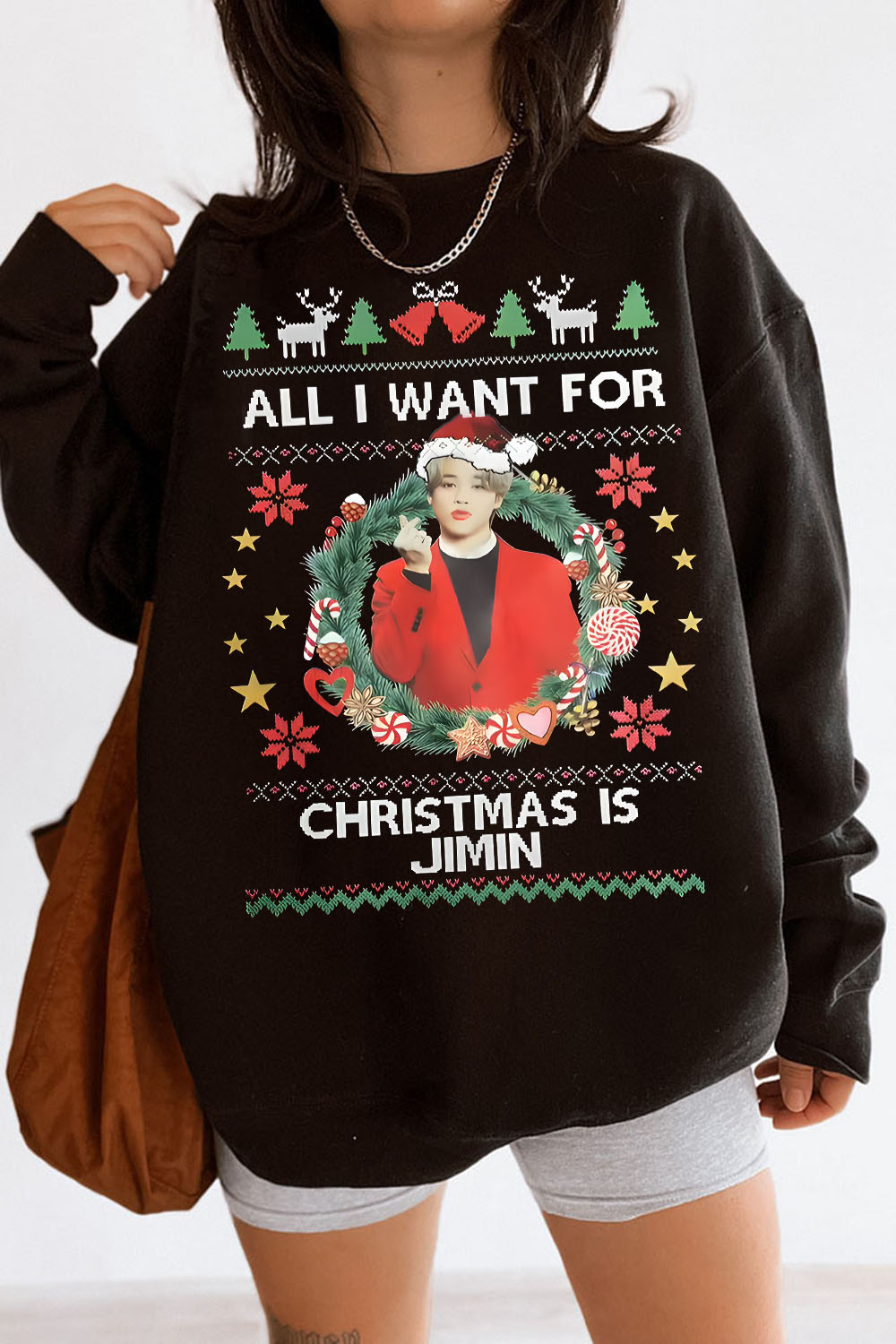 Jimin Christmas  sweatshirt