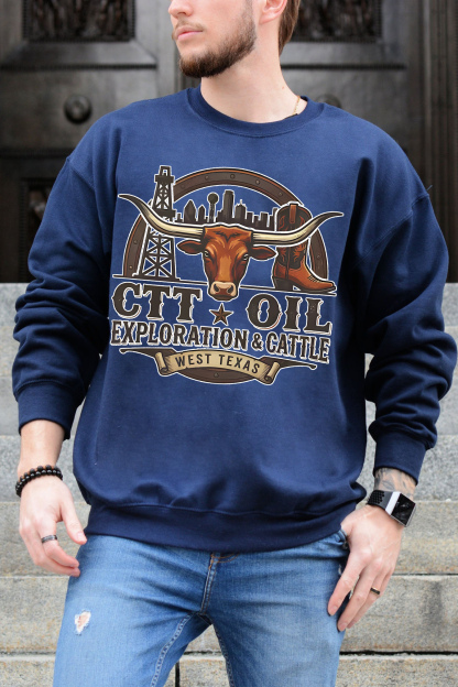 CTT Oil Exploration Cattle Sweatshirt