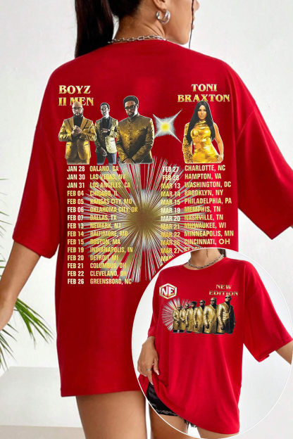 New Edition Way Tour 2026 Tee For Women