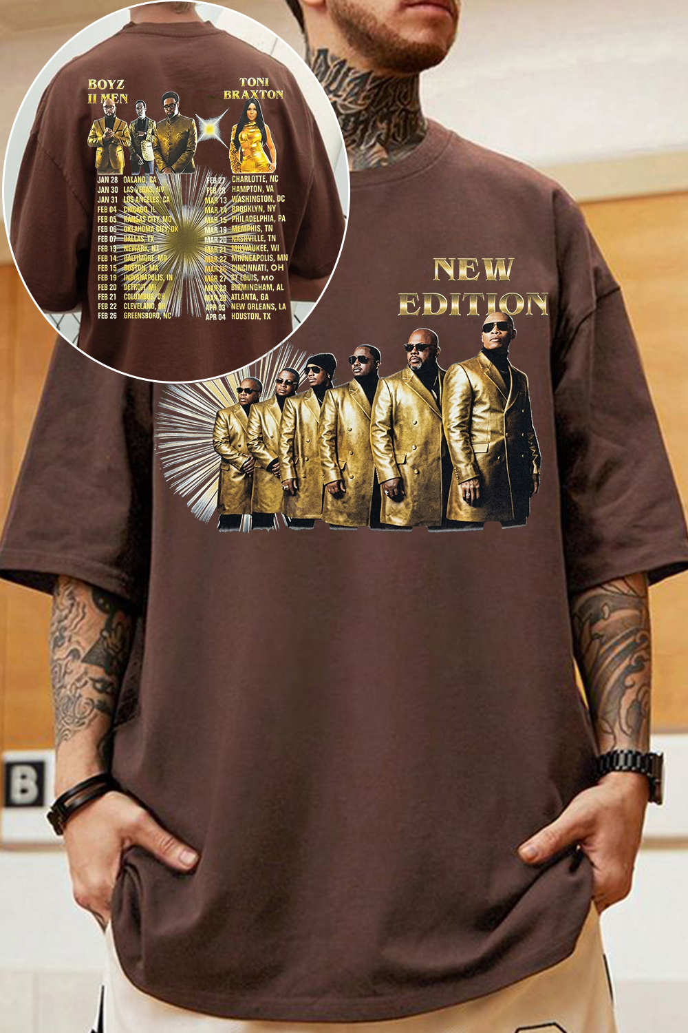 New Edition Way Tour 2026 Tee