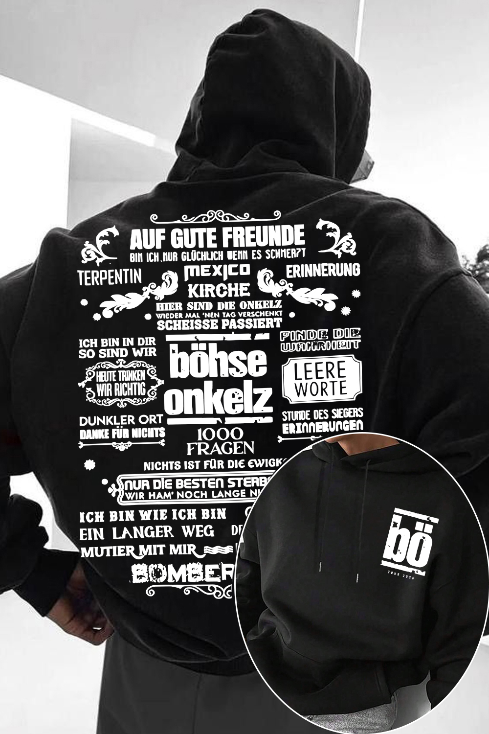 Bohse Onkelz 2-Sided Printed Hoodie