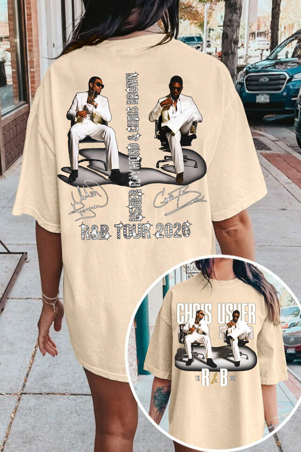 CB & Usher Concert Women Shirt