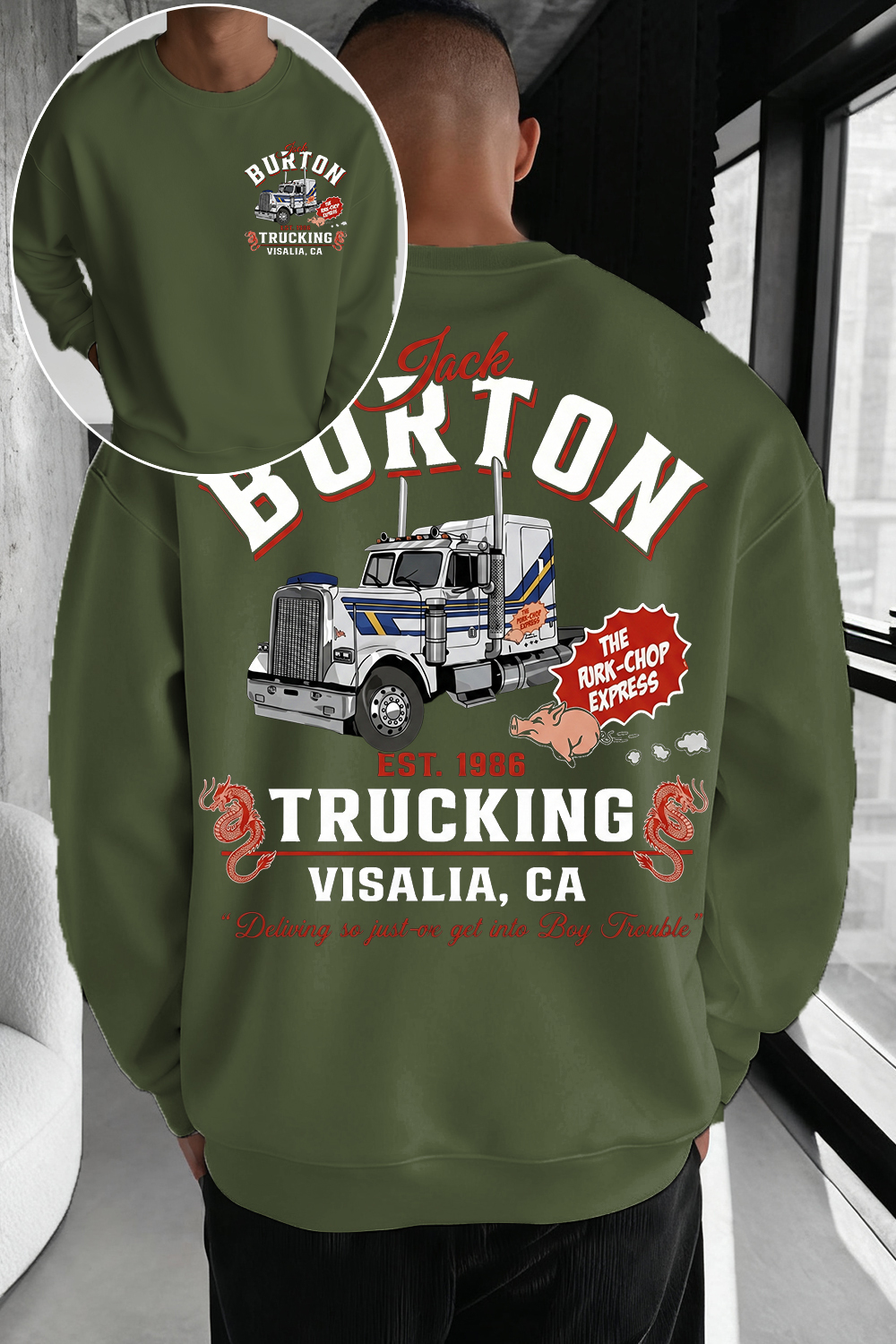 🚛 Jack Burton Fans Sweatshirt