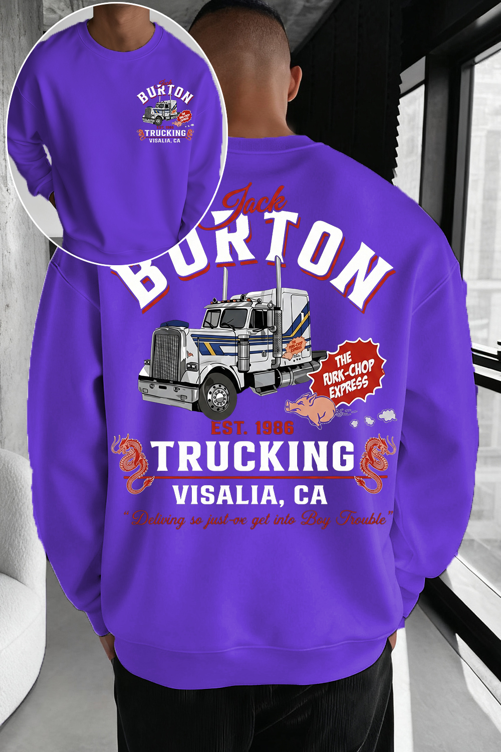 🚛 Jack Burton Fans Sweatshirt