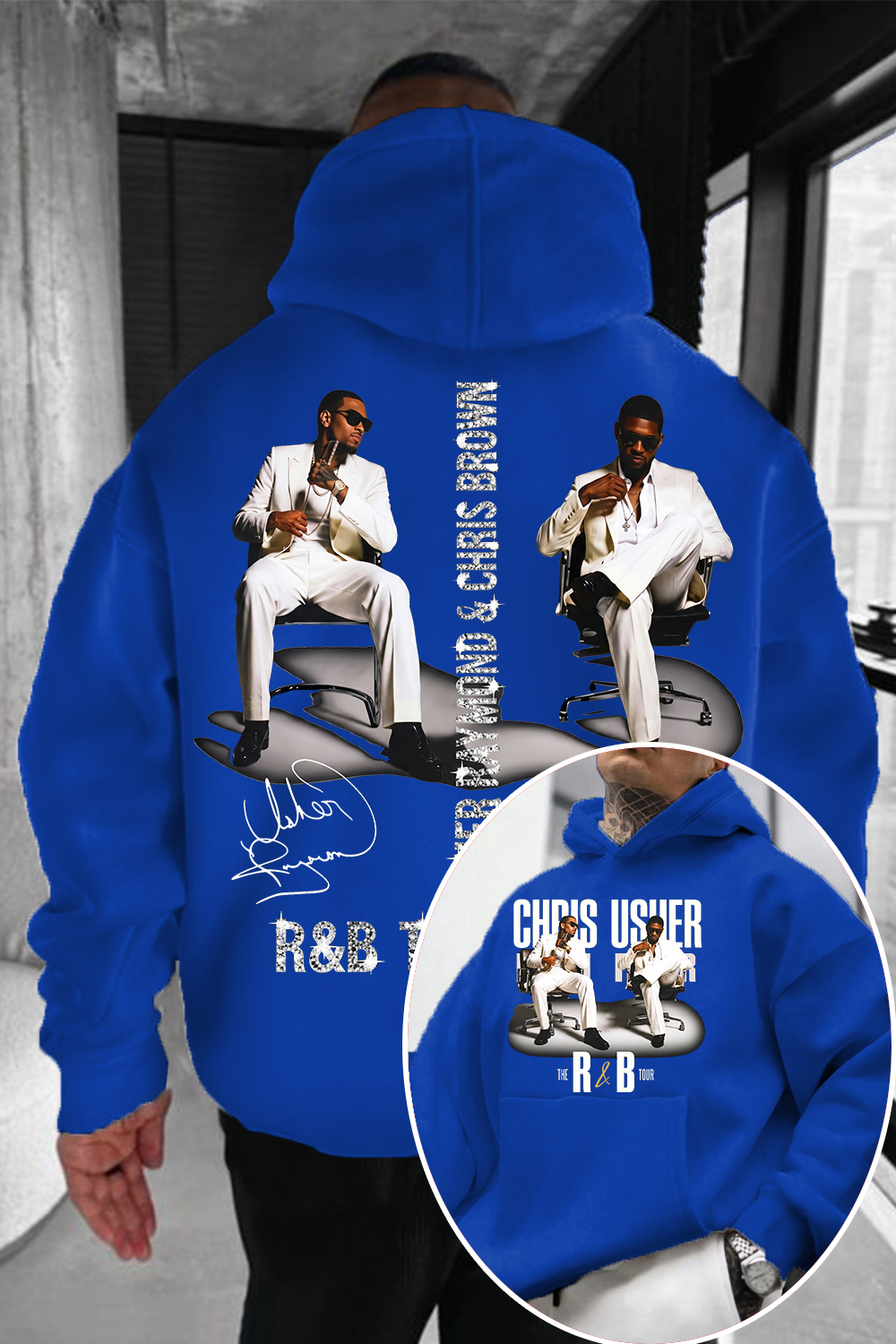 CB & Usher Concert Hoodie