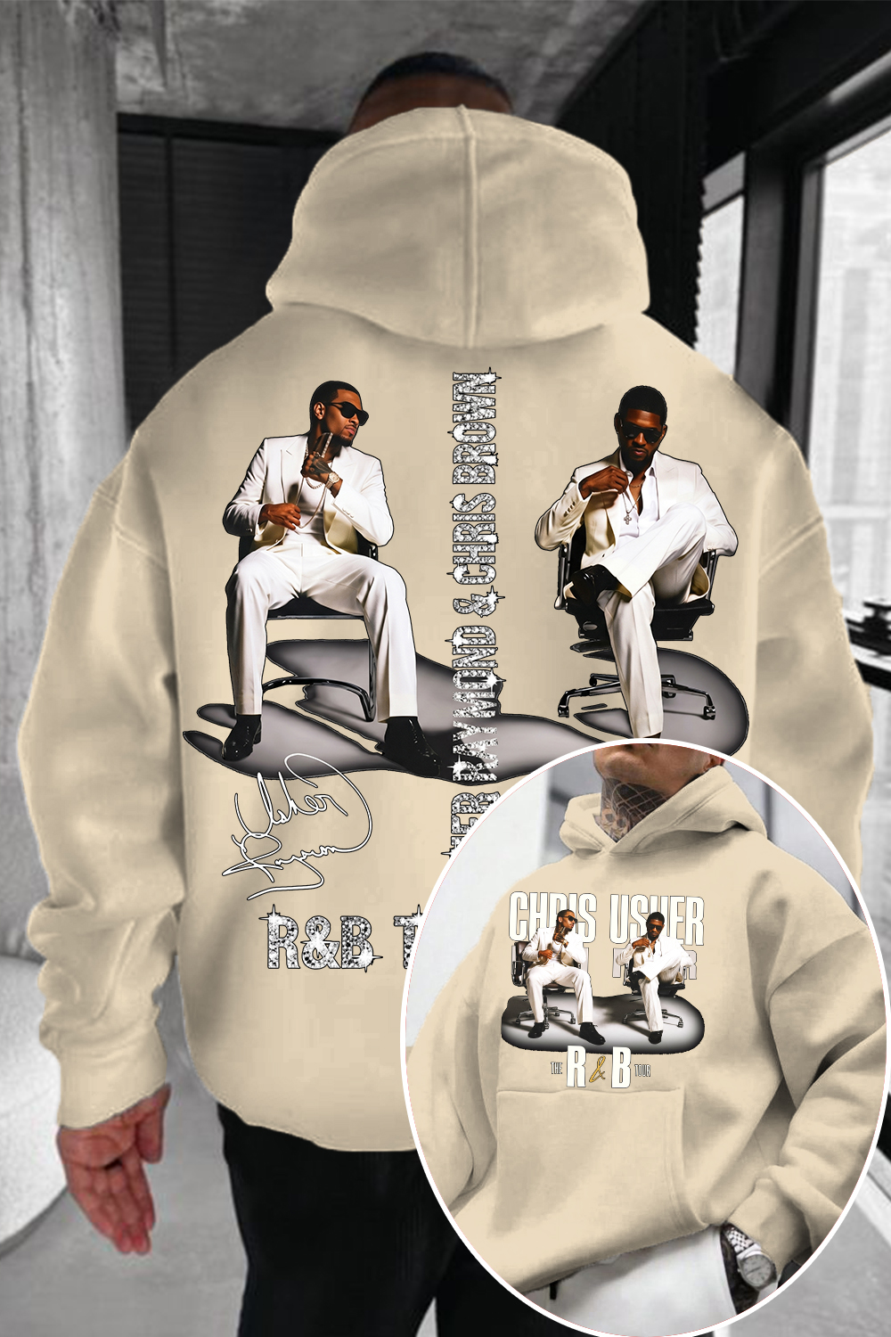 CB & Usher Concert Hoodie