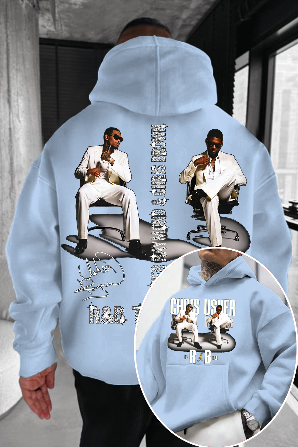 CB & Usher Concert Hoodie