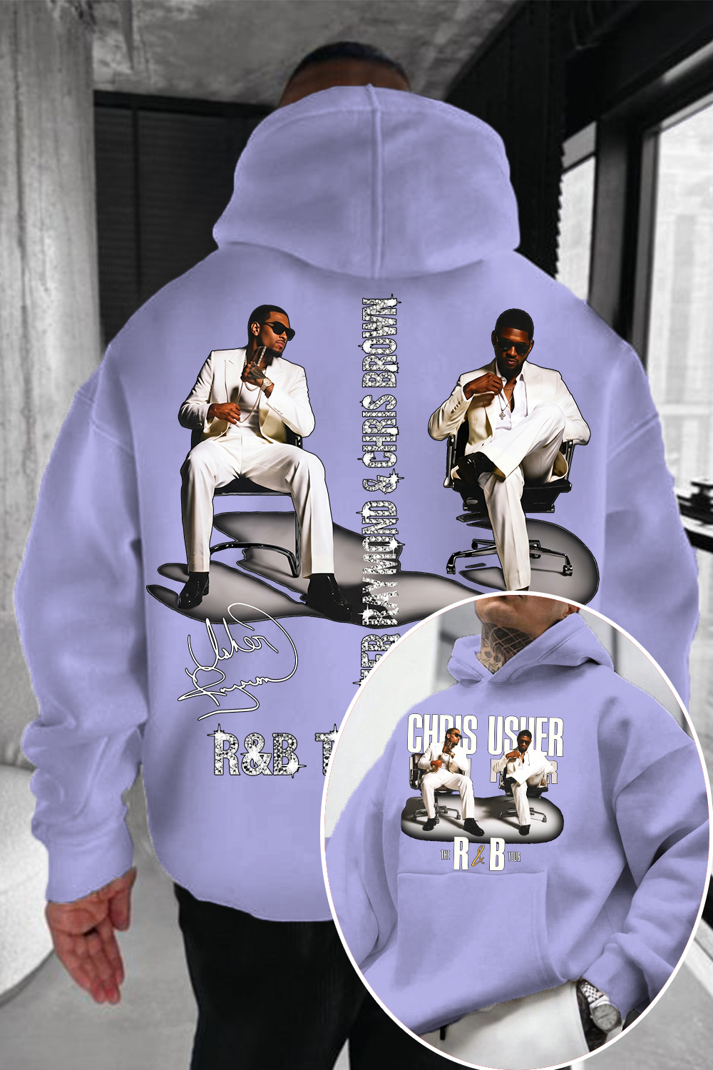 CB & Usher Concert Hoodie