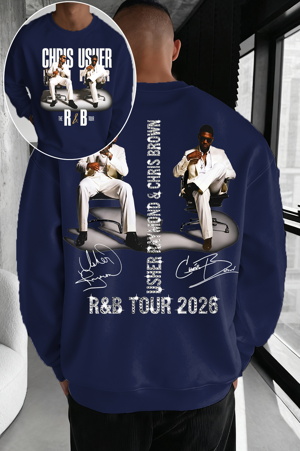 CB & Usher Concert Sweatshirt