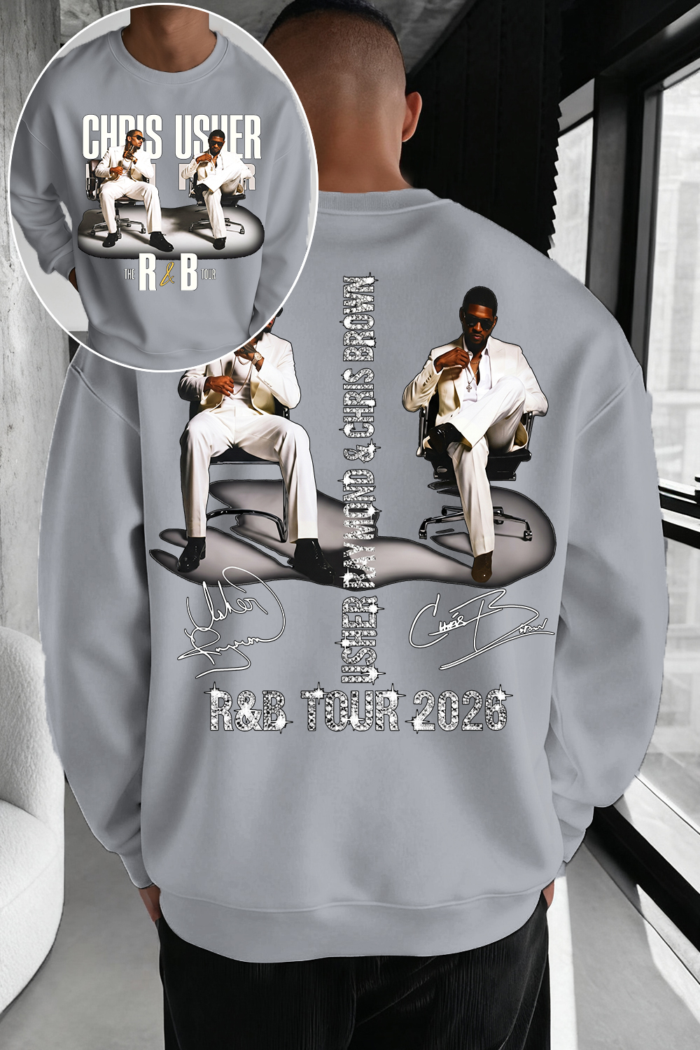 CB & Usher Concert Sweatshirt