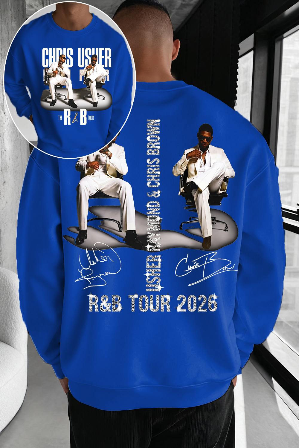 CB & Usher Concert Sweatshirt