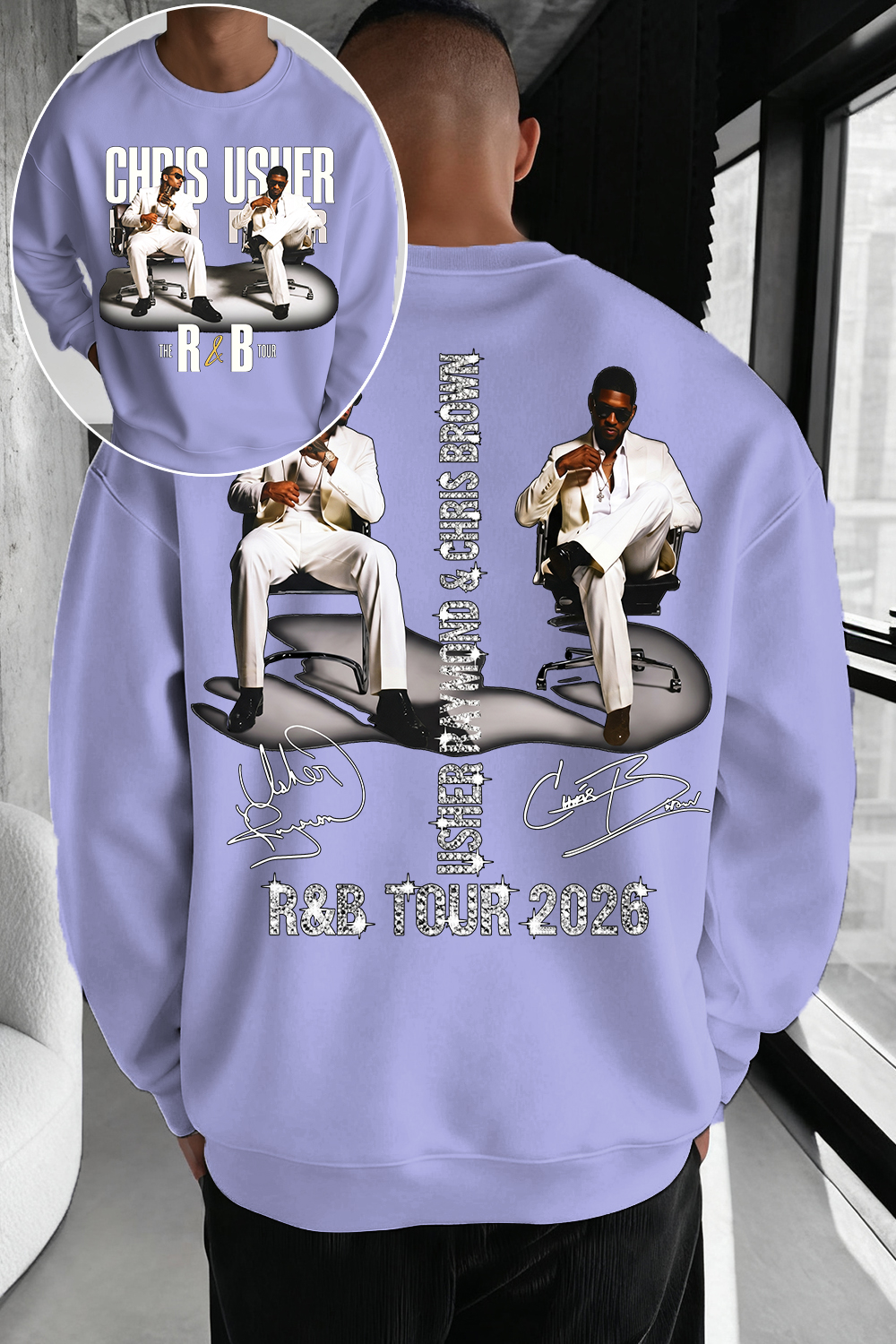 CB & Usher Concert Sweatshirt