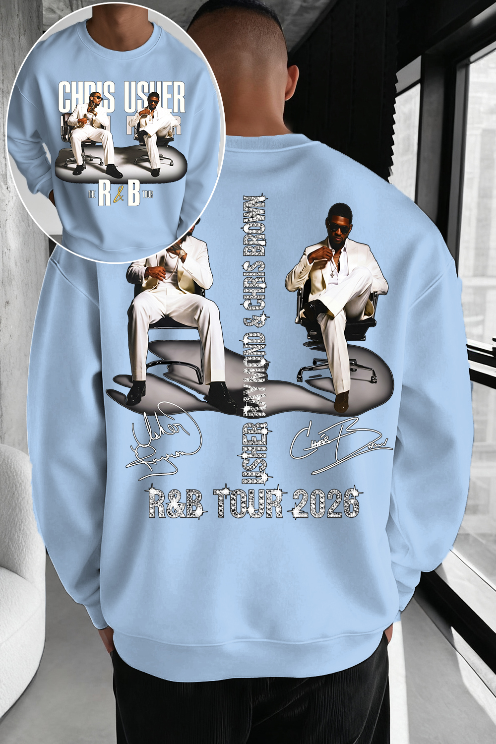 CB & Usher Concert Sweatshirt