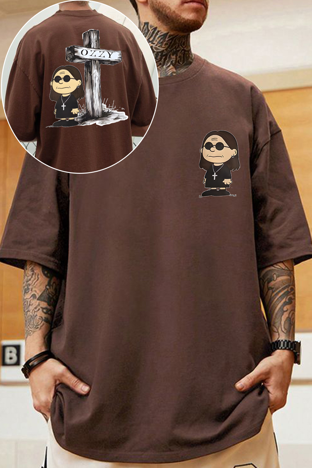 Ozzy and Charlie Brown  shirt