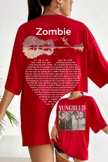YungBlud Zombie Lyrics Shirt ❤️
