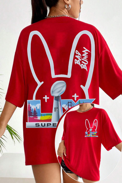 Superbowl 2026 Bad Bunny 🐰 Fan Women's Shirt