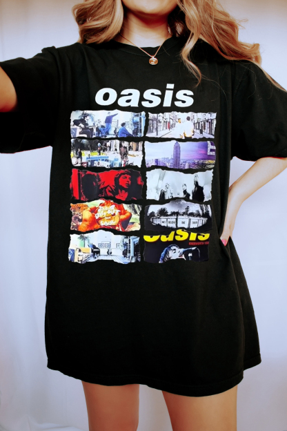 Oasis Unisex T Shirt Definitely Maybe Promo Official Reunion Tour 2025