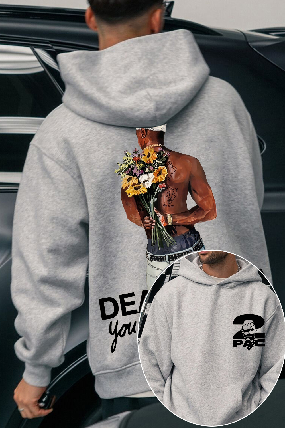 2pac Two-Sided Hoodie