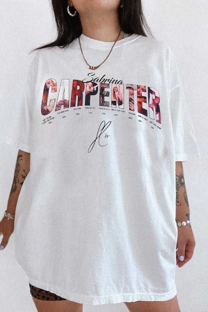 Vintage Sabrina Carpenter Album Shirt