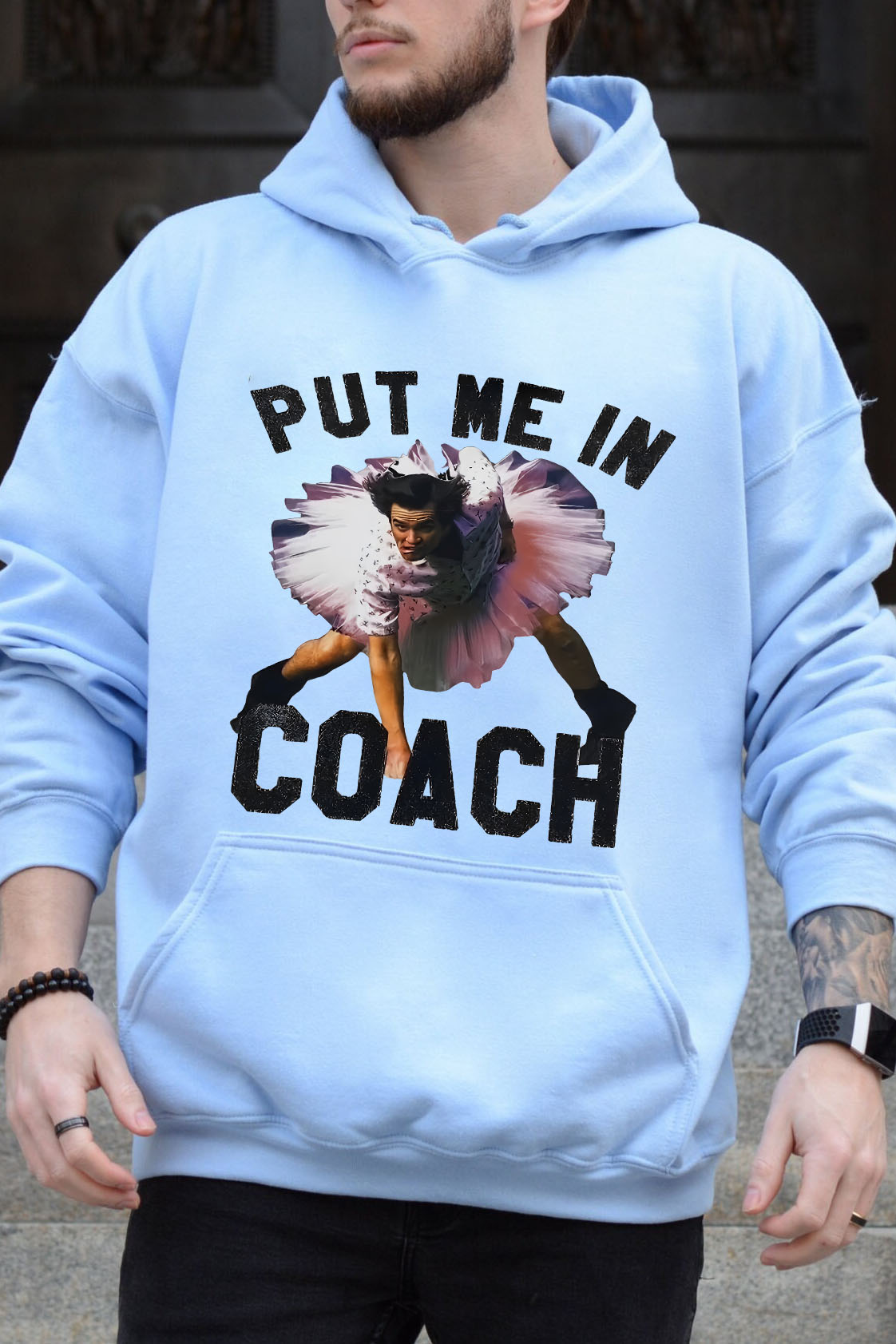 Ace Ventura Put Me In Coach Jim Carrey Funny Hoodie For Men