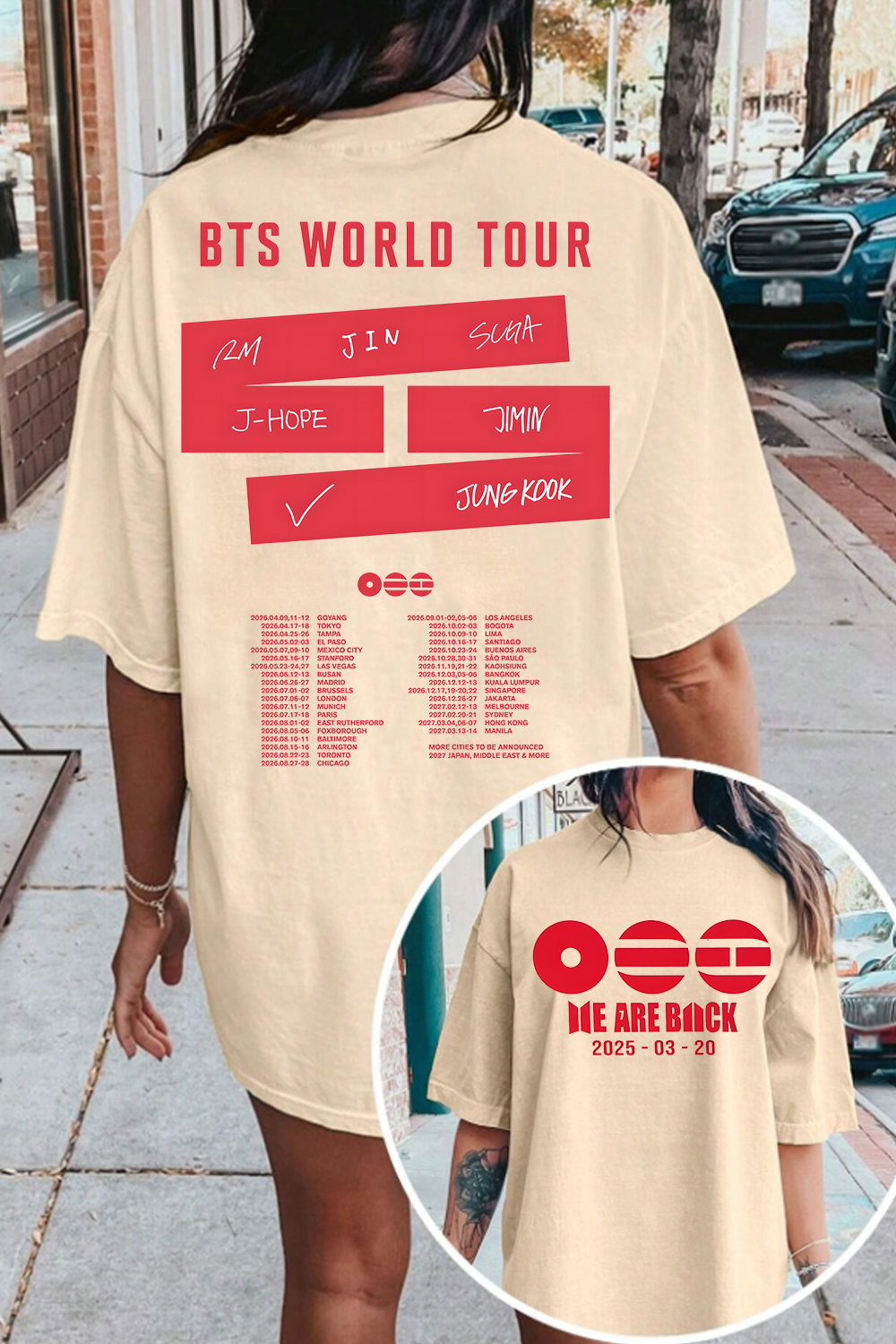 BTS Is Going On Tour🔥💜 Tee