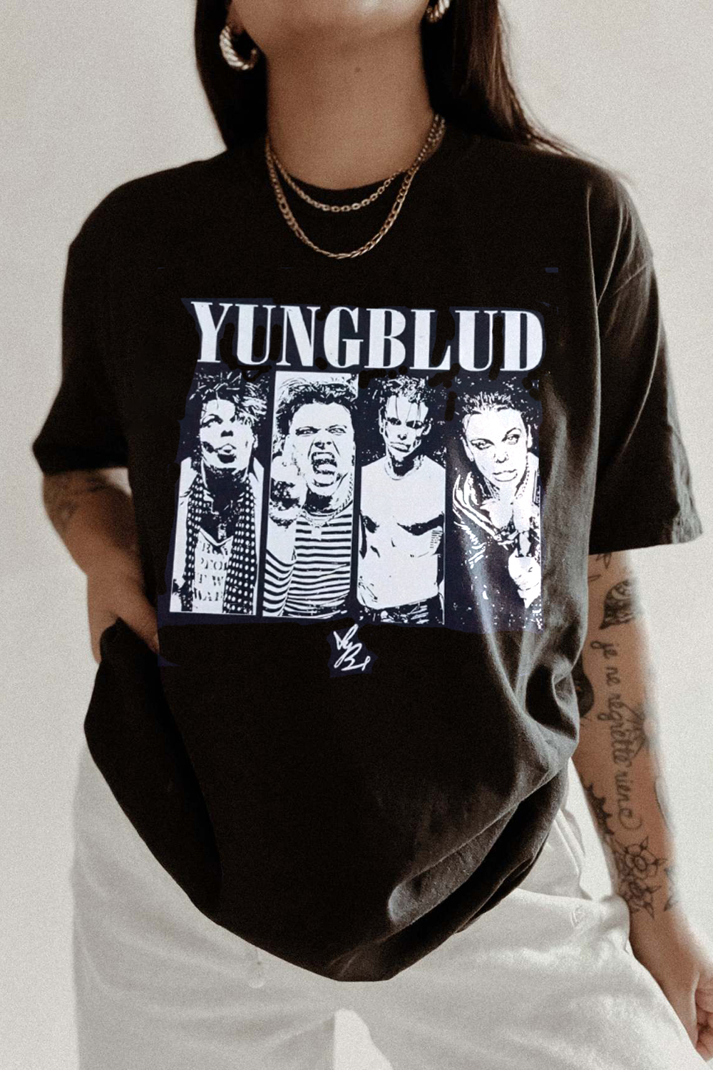 YUNGBLUD Vintage Rock Graphic Tee