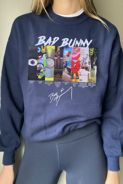 badbunny long sleeve sweatshirt