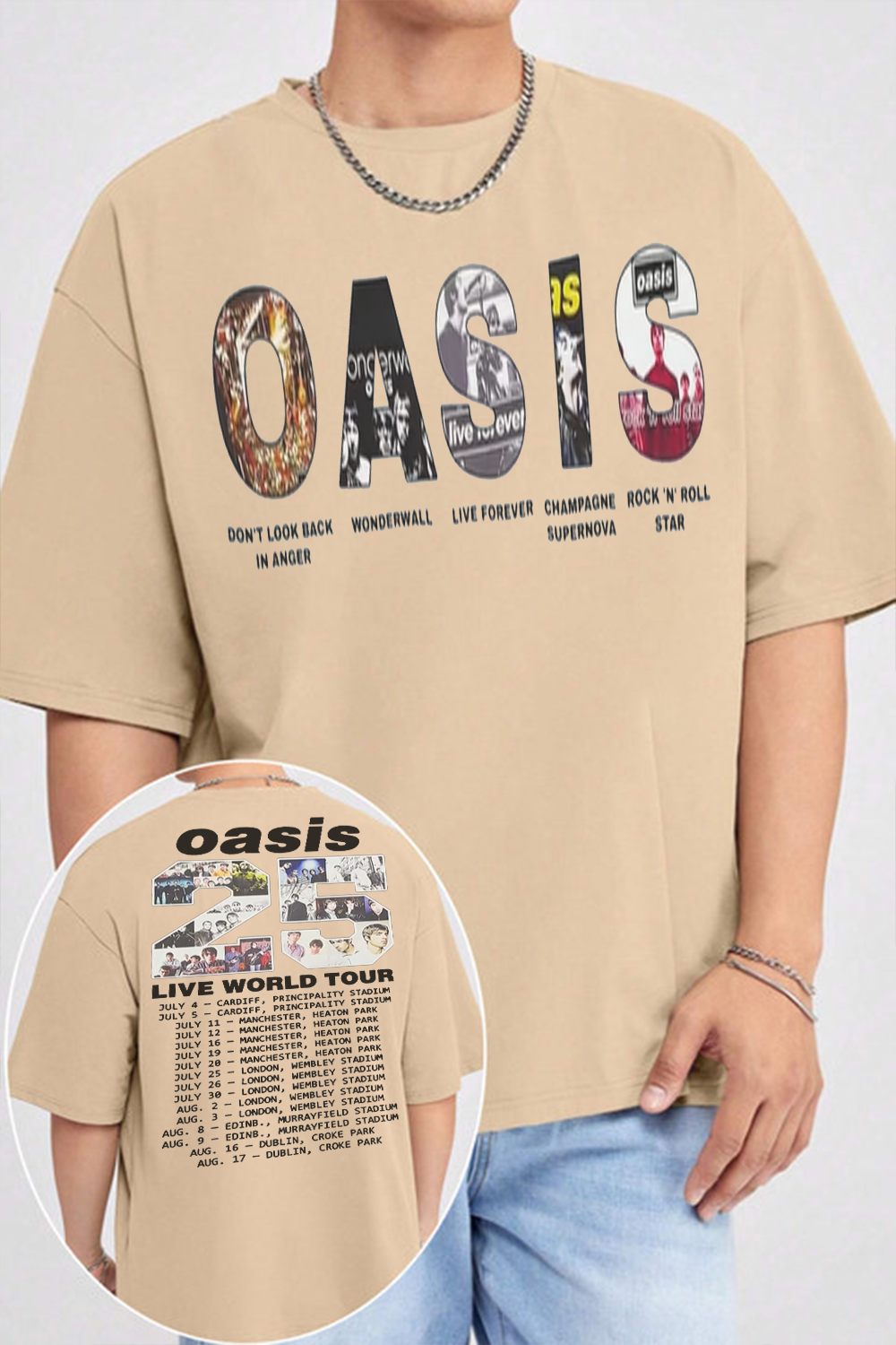 Oasis Live World Tour 2025 T-Shirt