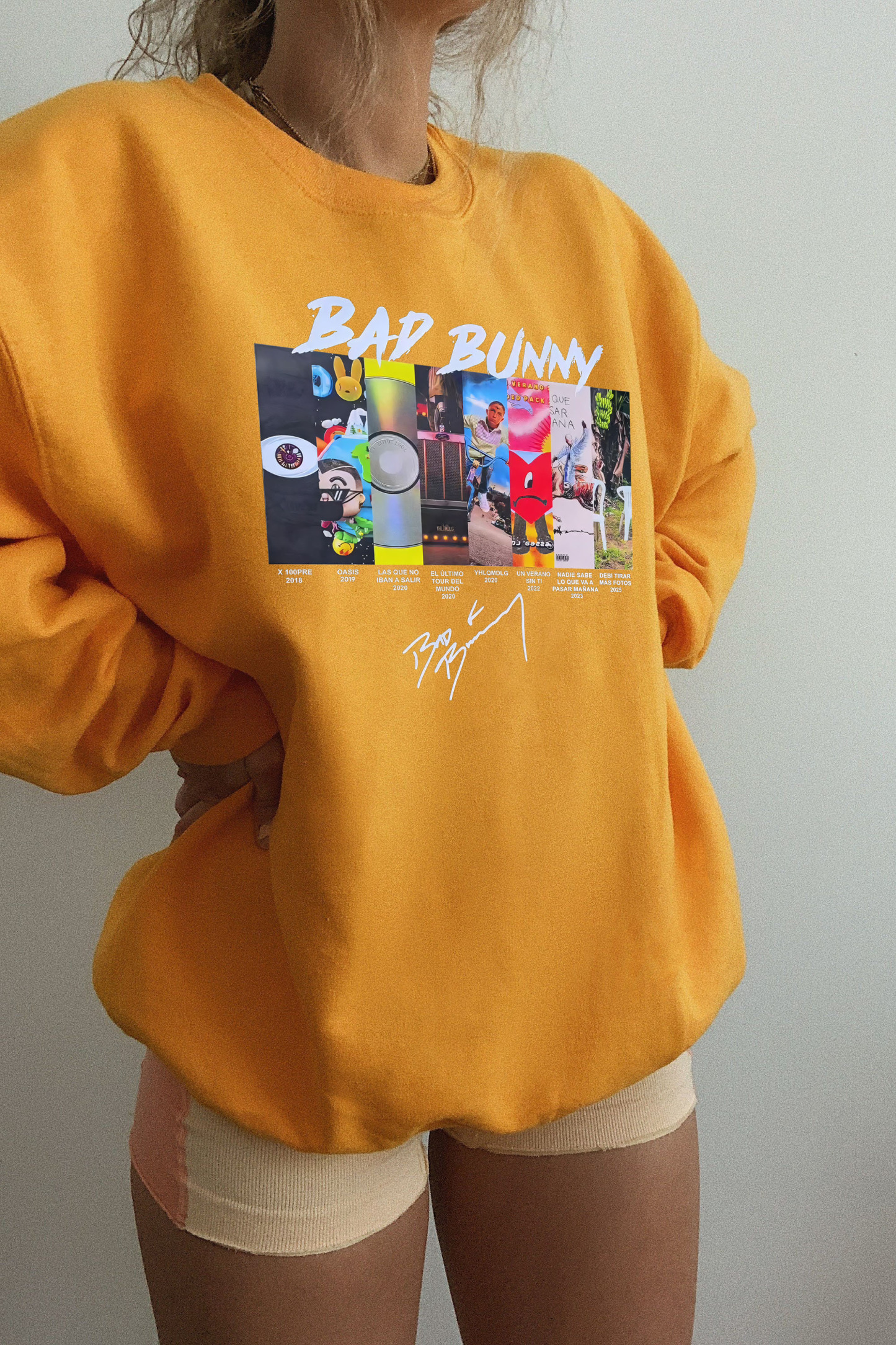 badbunny long sleeve sweatshirt