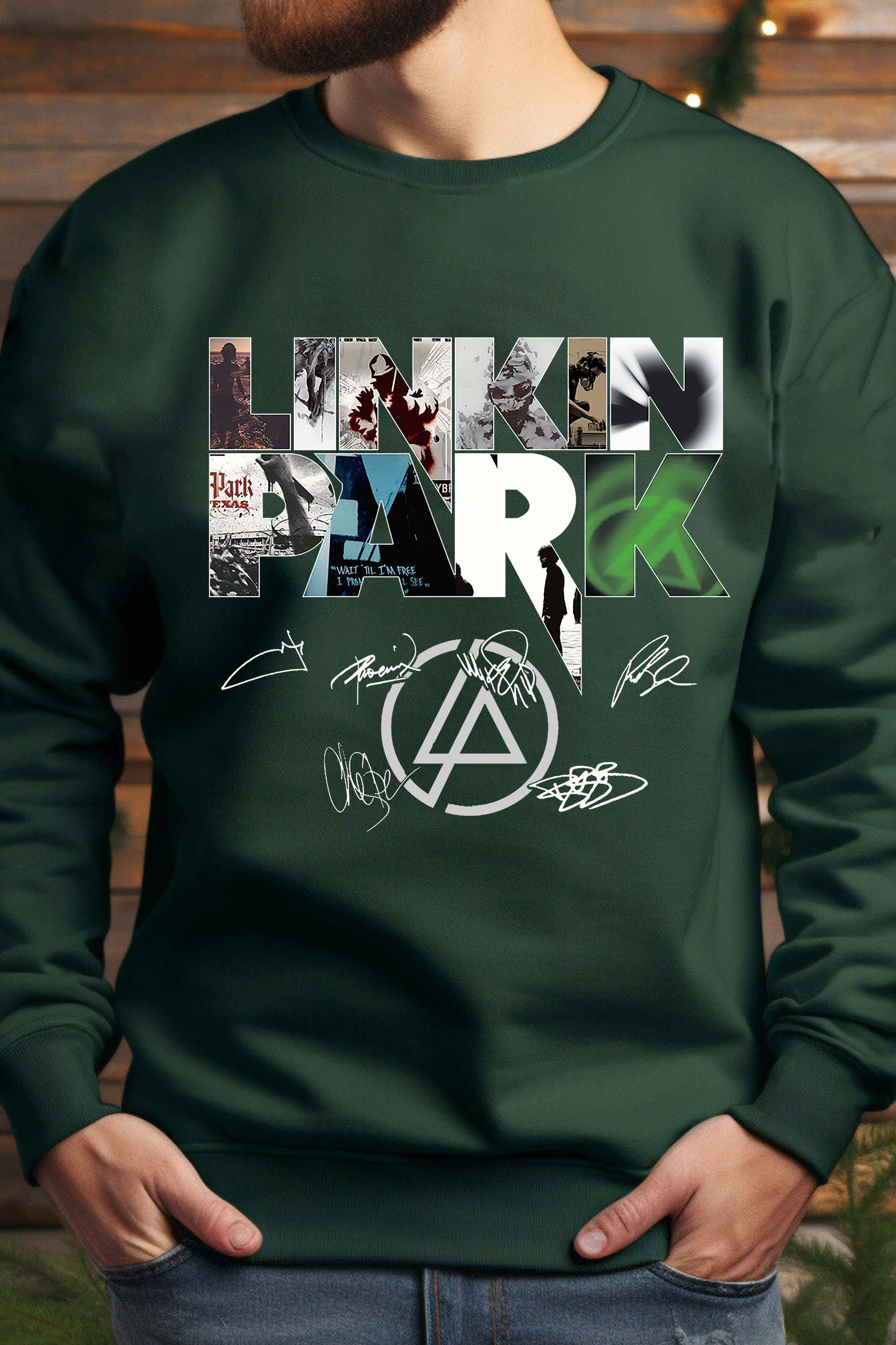 L P Albums Sweatshirt-MEN