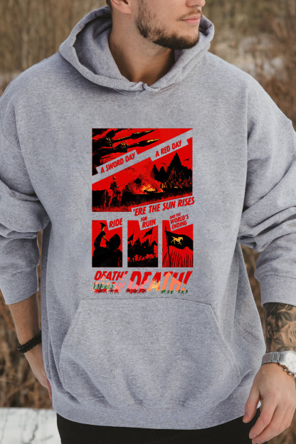 Lord of the Rings-Cycling Print Men Hoodie