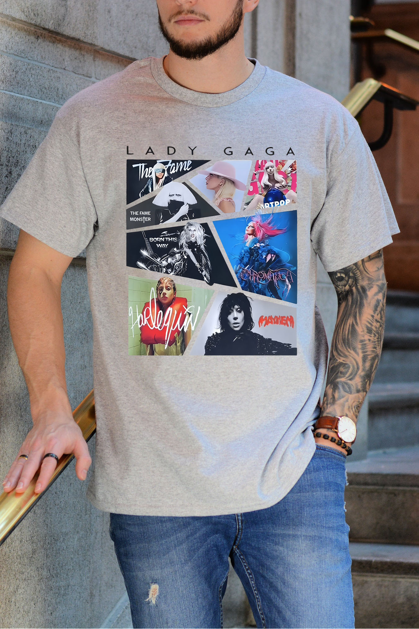 Lady Gaga Album Merch Tee For Men