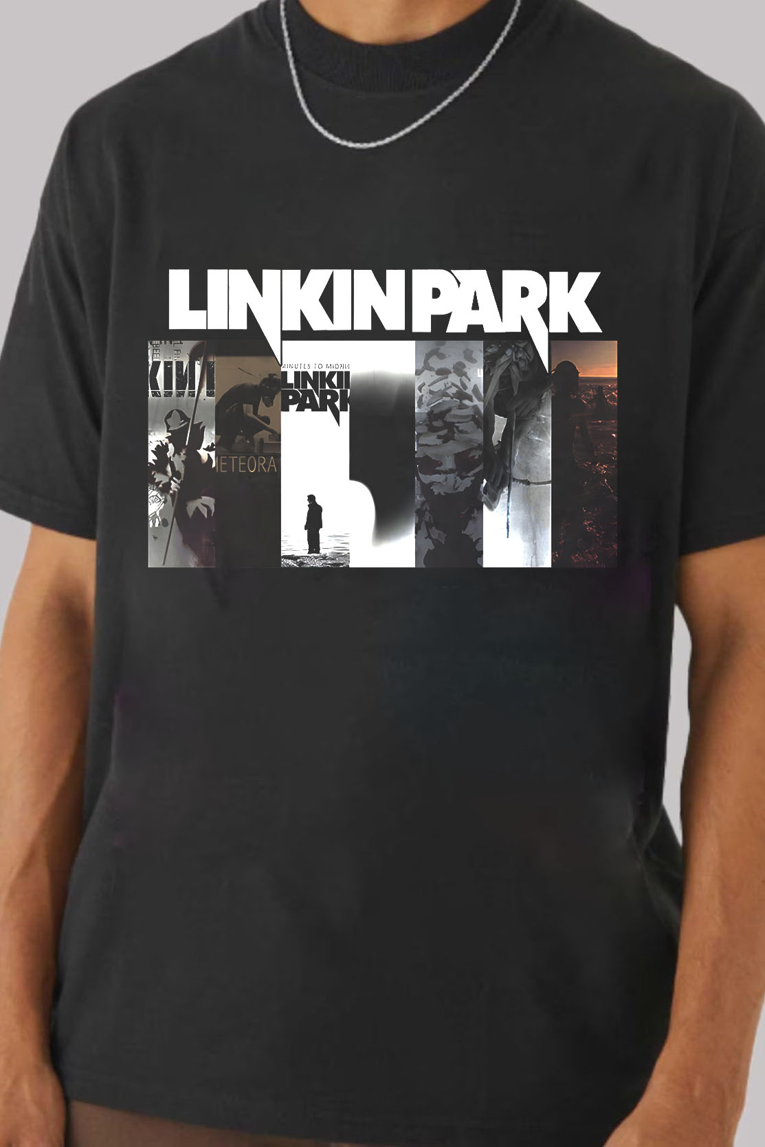 L P Album Art T-Shirt -Men