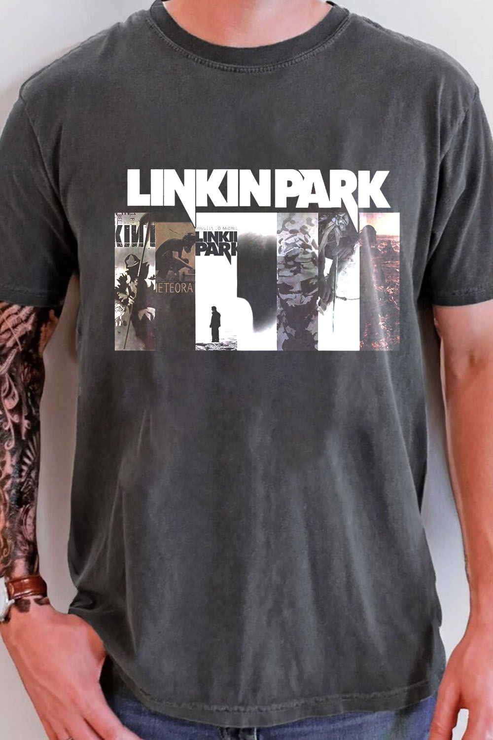 L P Album Art T-Shirt -Men