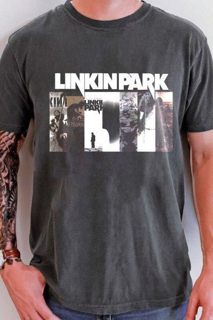 L P Album Art T-Shirt -Men