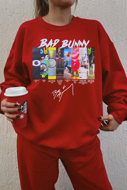 badbunny long sleeve sweatshirt