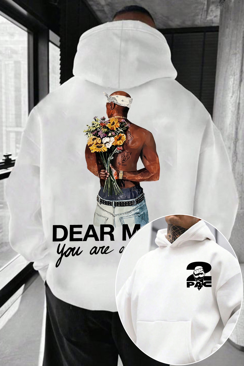 2pac Two-Sided Hoodie