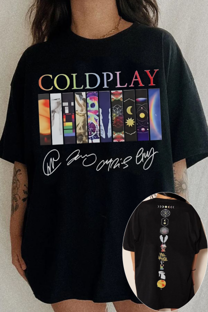 coldplay women T-shirt
