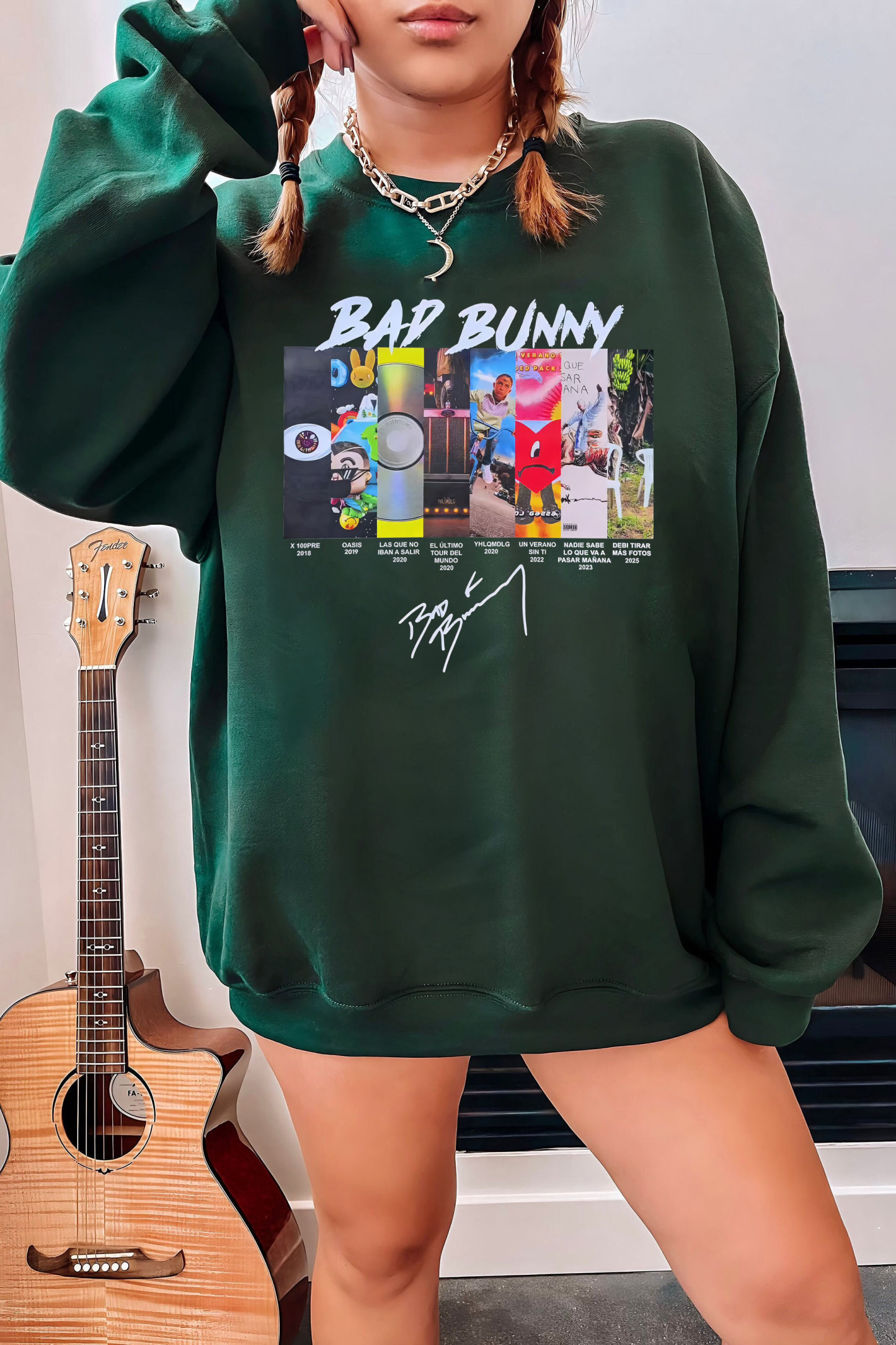 badbunny long sleeve sweatshirt