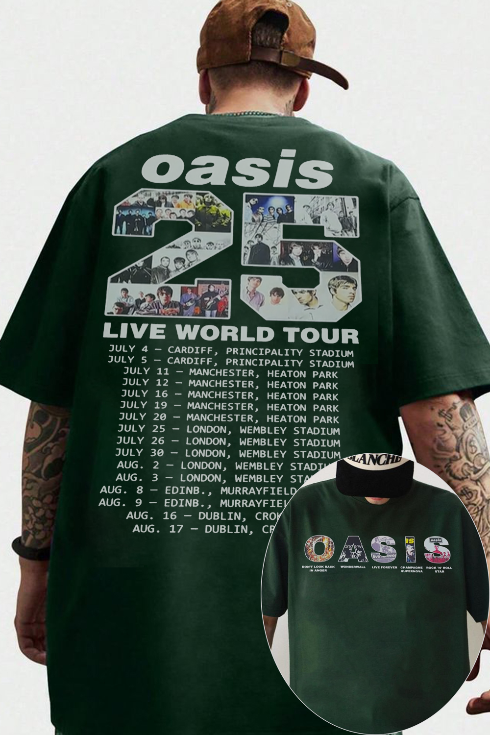 Oasis Live World Tour 2025 T-Shirt