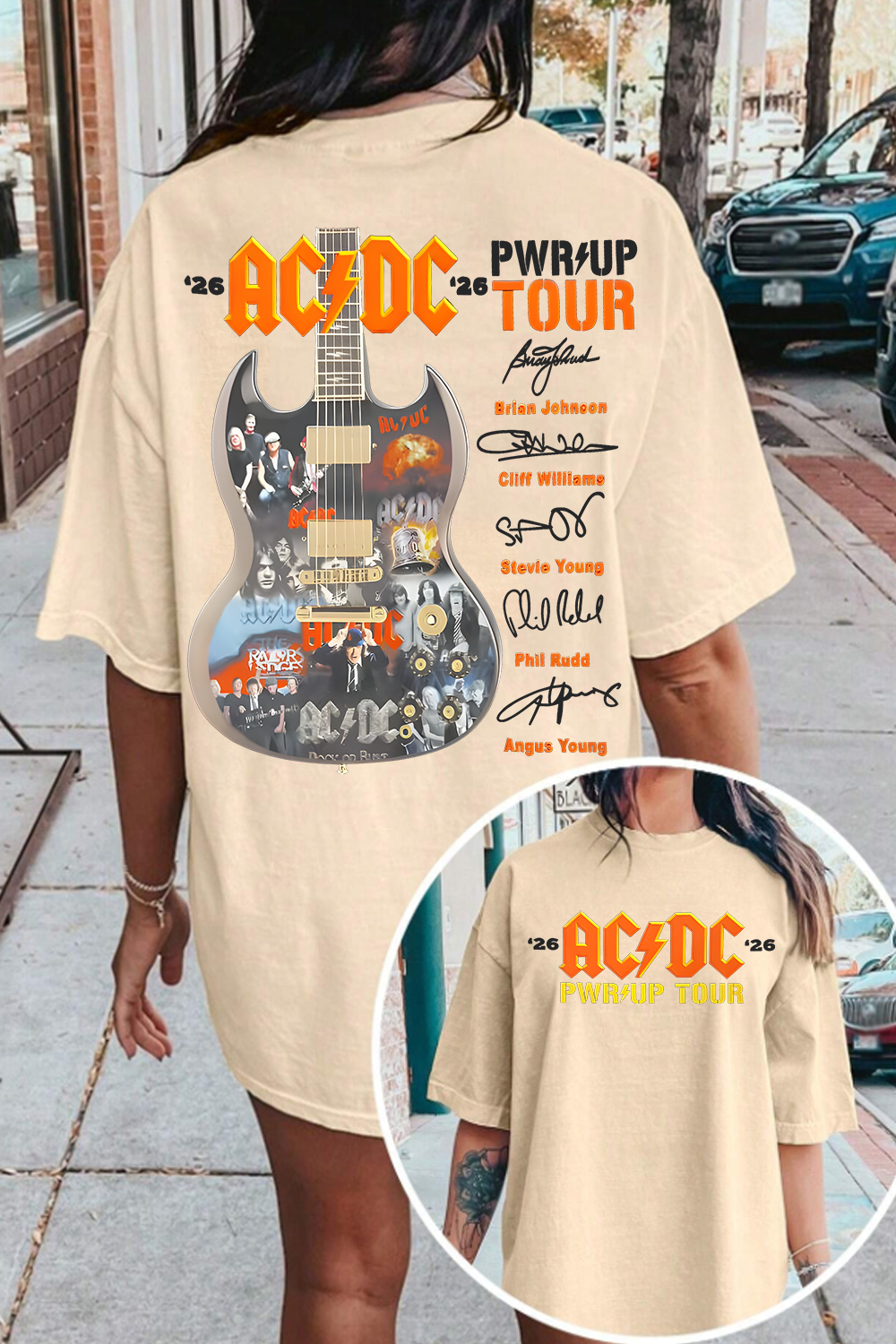AC/DC 2026 Tour Women's Tee