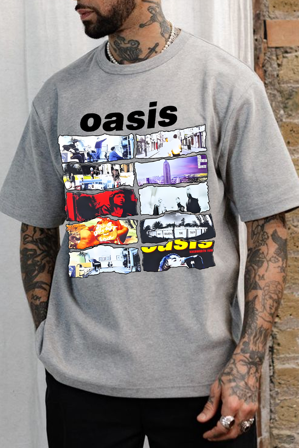 Oasis Unisex T Shirt Definitely Maybe Promo Official Reunion Tour 2025