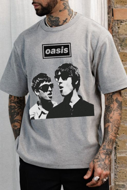 Oasis Unisex T Shirt Definitely Maybe Promo Official Reunion Tour 2025